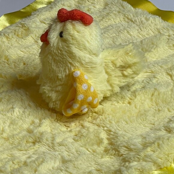 Cloud Island Baby Lovey Security Blanket Chick Plush 14"x14" - Picture 5 of 11